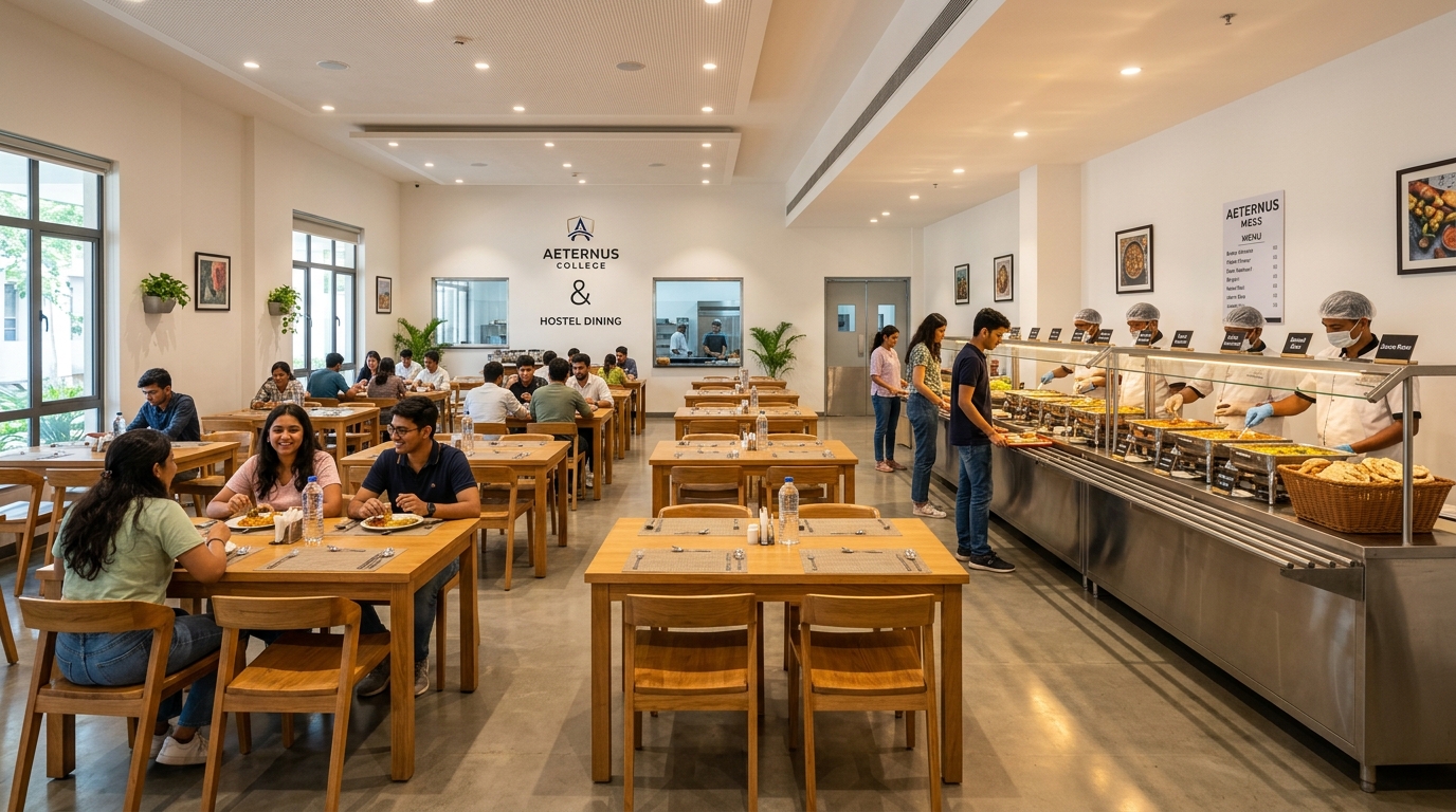 Clean Student Mess & Dining Hall